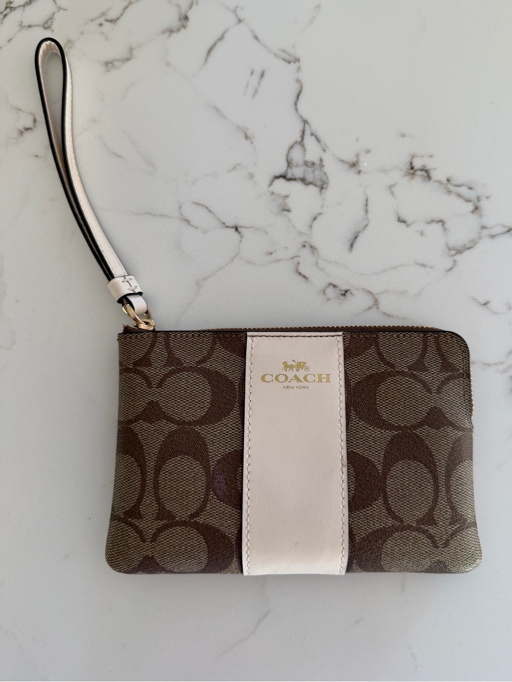 Coach New York wrist wallet